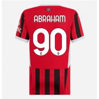 AC Milan Tammy Abraham #90 Fotballklær Hjemmedrakt Dame 2024-25 Kortermet